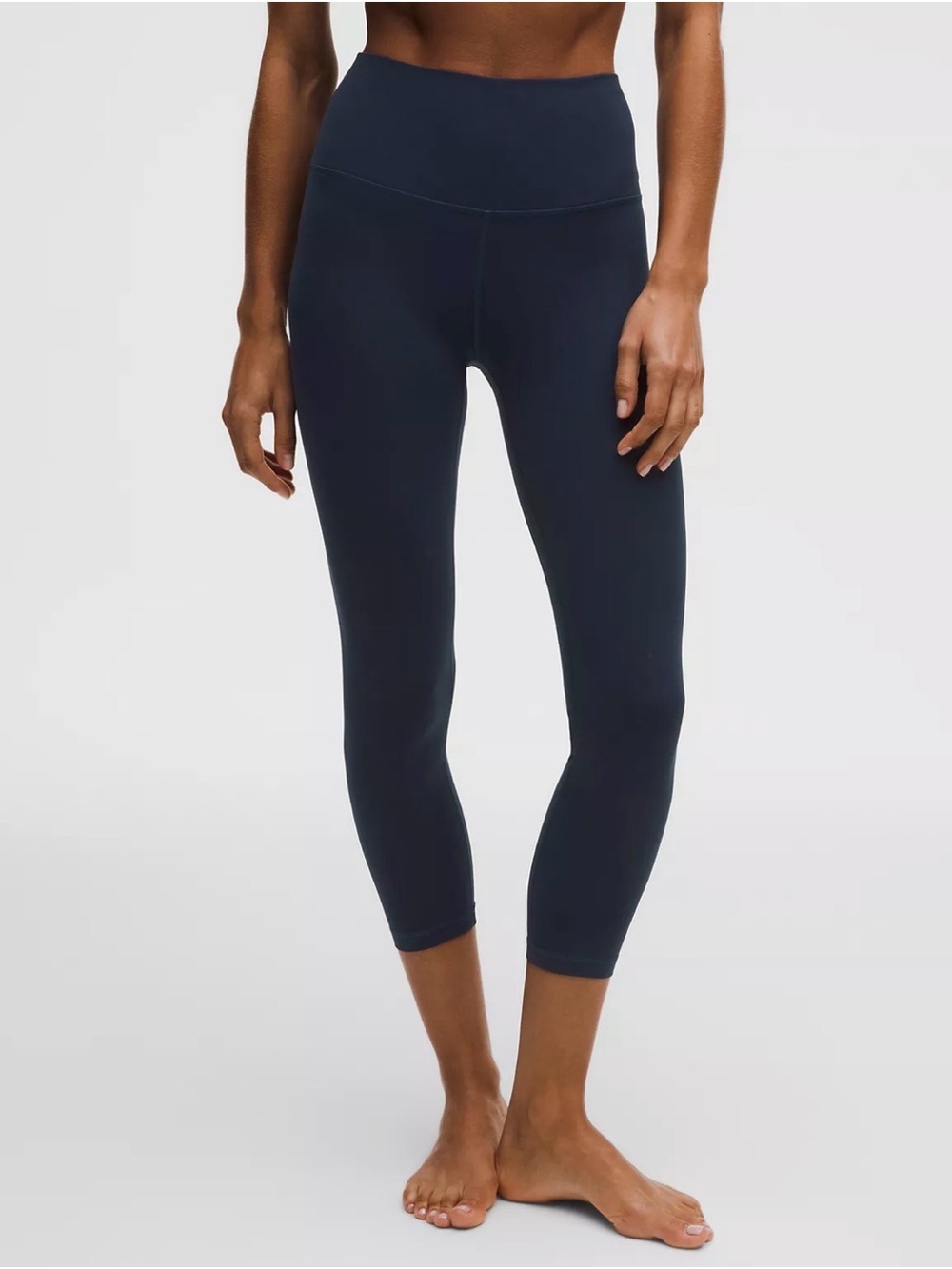 lululemon athletica Align High Rise Navy Crop Leggings